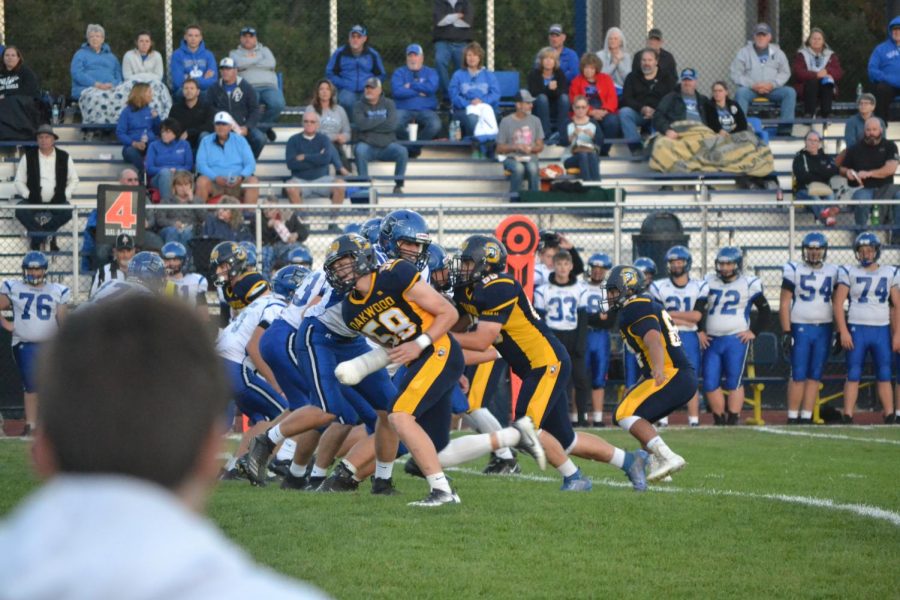 Kick-off to Homecoming: The Jacks faced the Blue Devils in the homecoming football match on Oct. 4. Oakwood lost the match, 35-14.