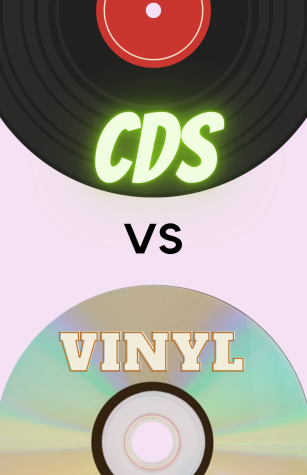 Magical music: As vinyl sales continue to grow many wonder why this form of music is growing back in popularity knocking out CDs of their former spot in sales. Graphic by: Ashlyn Steinbrink 